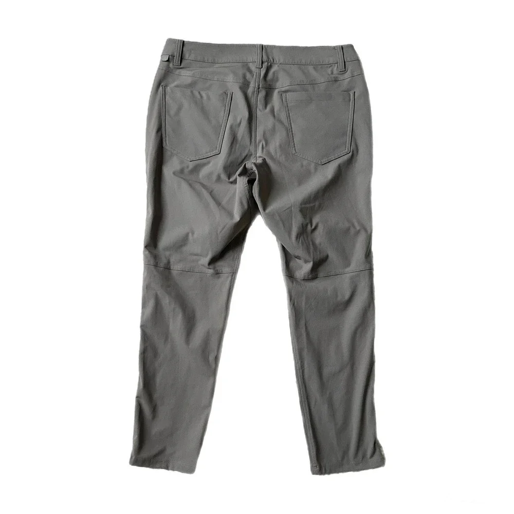 Lululemon Men's ABC Slim-Fit Pant Warpstreme Asphalt Grey Size 31